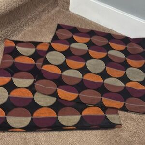 Geometric zippered Pillow Cushion Covers set